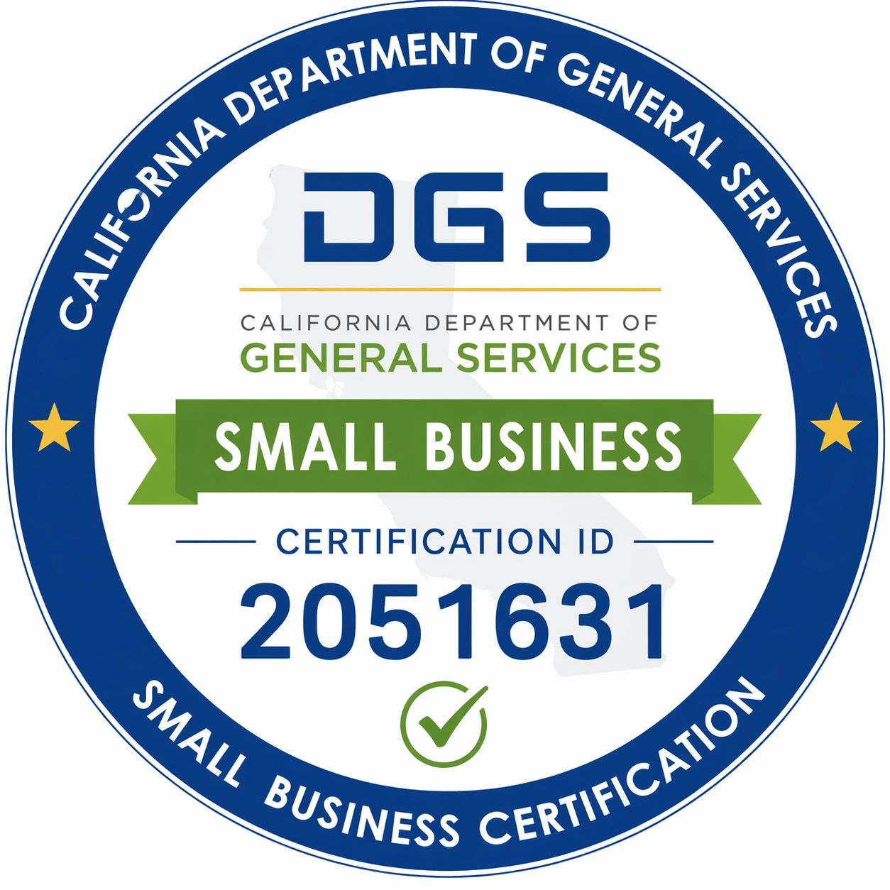 California DGS Small Business Certified